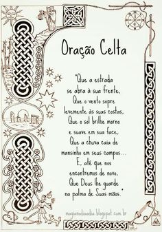 Oração Celta Magick Spells, Sup Yoga, Magic Words, Book Of Shadows, Namaste, Reiki, Texts, Alphabet, Witch