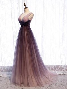 Elegant V-neck Sleeveless A-line Floor length Prom Dress, PD3699Description:1. Material:tulle ,pongee. 2. Color: custom colors are welcome, please Contact us and tell us style number, we will send you color charts to choose.3. Size: standard size or custom size, if you need custom service, we need following measurements, please leave information in the note of shopping cart. * are necessary.*bust _______ cm/inch*waist _______cm/inch*hips _______cm/inchshoulder to shoulder _______cm/inch (from ba Prom Dresses V Neck, Online Wedding Dress Shopping, Ombre Prom Dresses, Dresses V Neck, Floor Length Prom Dresses, Corset Dress Prom, Formal Party Dress, Custom Size Dresses, فستان سهرة