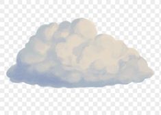 a cloud is shown on a white background