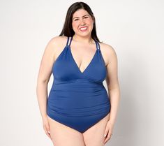 Perfect your backstroke, pick up the paddleball, or position yourself on the chaise for some serious lounging in this sizzling one-piece. Crisscross backstraps help keep everything in place -- so you can focus on the fun! From Jantzen. Barbie Ferreira, Club Outfits For Women, 1 Piece Swimsuit, Club Outfits, Swimwear Fashion, One Piece Swimsuit, Bathing Suits, Women Wear, One Piece