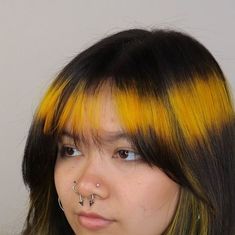 Angel Ring Hair Color, Angel Ring Hair Dye, Cool Dyed Hair Ideas, Angel Ring Hair, Halo Dyed Hair, Halo Hair Dye, Halo Hair Dye Style, Ghost Roots Hair