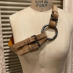 Questions? Leave A Comment Below! Suede Belt With Metallic Hardware- Perfect Condition Leather The Only One Imperfection Is At The Front Circle However, This Can Be Hidden Under The Strap Thrift Bundle, Brazil Festival, Belt Choker, Stirrup Leathers, Vivid Dreams, Ralph Lauren Leather, Wide Leather Belt, Juicy Couture Charms, Suede Belt