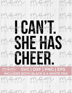 i can't she has cheer svg dxf png eps example