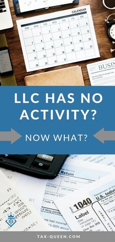 a desk with a calculator, pen and other items on it that says lic has no activity? now what?