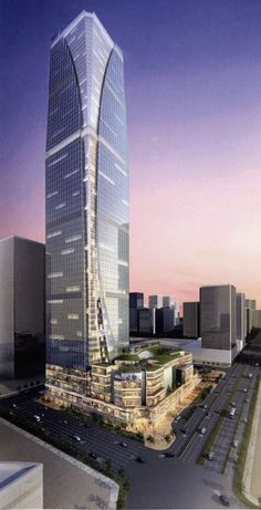 an artist's rendering of the proposed skyscraper