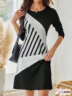 Body:UnlinedLength:MidiSheer:NoFabric:High StretchFit Type:Regular FitMaterial:Knitted FabricColor:MulticolorQuantity:1 piece(s)Sleeve Length:Long SleeveSizeBicep Length (cm)Bust (cm)Cuff (cm)Hip Size (cm)Length (cm)Shoulder (cm)Sleeve Length (cm)Waist Size (cm)S28.5081.5021.00100.0095.00/89.0037.0058.5073.50M29.9085.5022.00104.0096.00/90.0038.0059.5077.50L32.1091.5023.50110.0097.50/91.5039.0060.5083.50XL34.3097.5025.00116.0099.00/93.0040.0061.5089.50Tips: *This data was obtained from manuall... Casual Mini Dress, Elegant Dresses Long, Mini Dress Casual, Dresses By Length, Mid Length Dresses, Two Piece Outfit, Long Sleeve Knit, Wide Leg Jeans, Women's Fashion Dresses