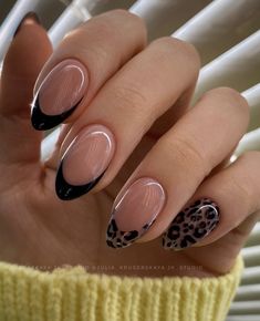 Cowboy Nails, Deco Nails, Black And White Nail, Cheetah Print Nails, Kutek Disney, Unghie Sfumate, Cheetah Nails, Leopard Print Nails, Smink Inspiration