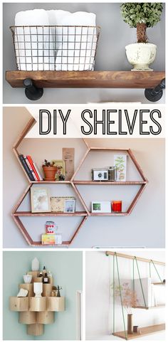 diy shelvings that are easy to make