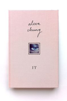 a pink book with an eye and the words, alex chuang it's