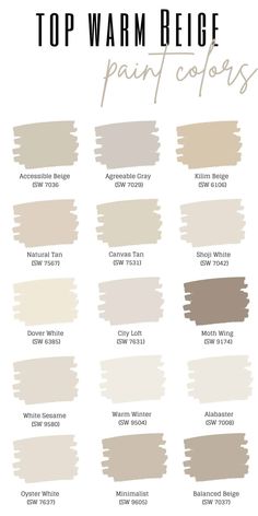 the top warm beige paint colors