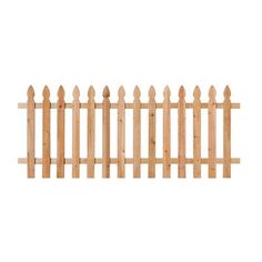 a wooden fence is shown against a white background