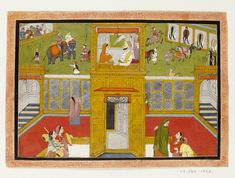 Sudama | Unknown | V&A Explore The Collections Brahmanda Purana, Cosmic Egg, School Painting, Krishna Radha Painting, Cleveland Museum Of Art, Krishna Painting, National Art, Gold Work