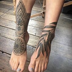 a woman's foot with tattoos on it and the words instagramm above her