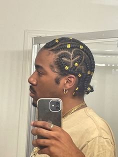 hairstyles | men hairstyles | cornrows | good hair Men Cornrows With Beads, Mens 4c Hairstyles, Cornrows Men, Cornrows With Beads, Cornrow Styles For Men, Black Hair Inspiration