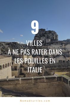 an old town with text overlaying the top saying 9 villagess a ne pas rate