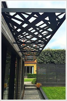 Pergolas - Discover Your Inspiration - Act quickly or you will lose it. Click for more! Pergola Diy, Pergola Swing, Patio Pergola, Modern Pergola, Pergola Design, Pergola Canopy, Wooden Pergola