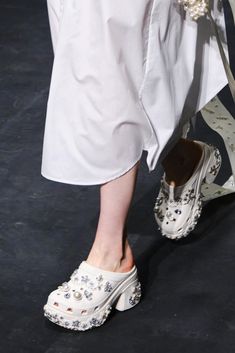 Collaboration Announcement, Wedding Crocs, Styling Crocs, V Magazine, Spring Summer 2023, The Cult, Crocs Shoes, Slipper Shoes, Summer 2023