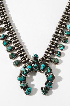 Tear Drop Native American Squash Blossom – Child of Wild Western Jewerly, American Indian Jewelry, Squash Blossom Necklace, Blossom Design, Royston Turquoise, Squash Blossom, Turquoise Stones, Crown Jewels, American Jewelry