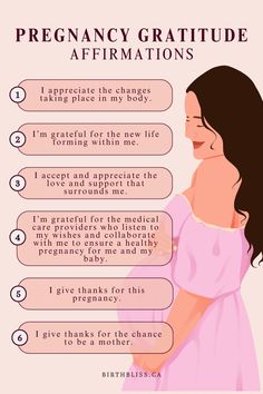 a woman's guide to pregnant affirmations