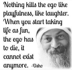 an image of a man with a beard and wearing a santa claus hat, saying nothing kills the egg like playflies, like laughter when you start taking life as fun, the egg has to die