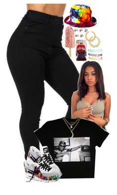 "Untitled #390" by simplyaja18 ❤ liked on Polyvore Earring Jewelry, Wet Seal, Tee Shirt, Topshop, High Waisted, Luxury Fashion, Polyvore