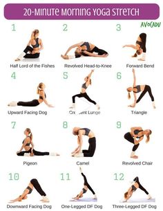 a woman doing yoga poses for beginners