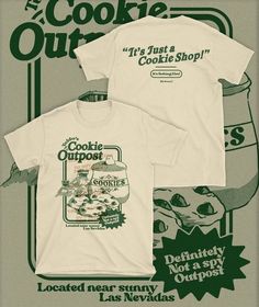 It  s Just A Cookie Shop T Shirt  Shirt Outfit Idea Easy 30 day return policy Cool Tee Shirt Designs Graphics, Unisex Graphic Tees, Souvenir T Shirt, Vintage T Shirt Design Graphic Tees, Nature Tshirt Design, Branded Tshirt Design, Design T Shirts Ideas, Green Tshirt Design, Tee Shirt Designs Graphics