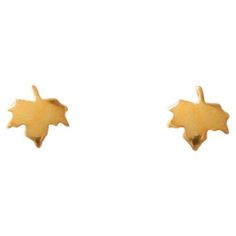 14k Gold Leaf Studs Maple Leaf Earrings Gold Autumn Jewelry October Jewelry Gift Certifiation: 14K Hallmarked Metal: Yellow Gold Metal Purity: 14k October Jewelry, Leaf Earrings Gold, Autumn Jewelry, Indian Gifts, Gold Leaf Earrings, Leaf Jewelry, Fall Jewelry, Leaf Earrings, Indian Art