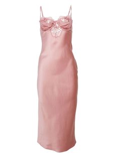 Slip Dress Midi, Wedding Guest Looks, Versace Outfit, Lace Slip Dress, Lace Slip, Dress Midi, Stretch Satin, Ballet Flat Shoes, Lady Dior