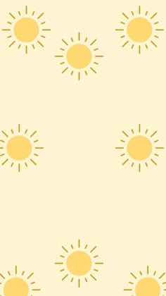 the sun is shown in yellow on a beige background