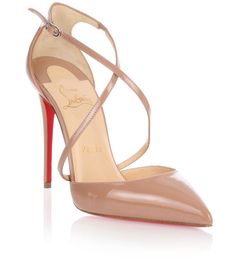 Shoes. Christian Shoes, Red Flat Shoes, Louboutin Flats, Strappy Shoes, Strappy Stilettos, Christian Louboutin Heels, Red Bottom, Louboutin Heels