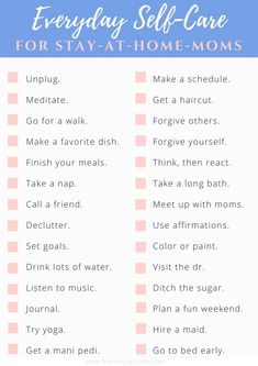 PRINTABLE: Self-Care checklist for moms. Everyday tips and ideas for stay at home moms can care for themselves! #selfcare #selflove #momtips Beauty Tips In Hindi, Stay At Home Moms, Beauty Tips For Skin, Happy Skin, Prevent Wrinkles, Moisturizing Body Wash, Homemade Beauty Products, Better Skin, Simple Skincare