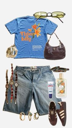 Outfit For Island Vacation, Ecuador Outfit Ideas, Button Up Aesthetic Outfit, Summer Camp Aesthetic Outfits, Camping Fits, Mystic Style, Mode Zara