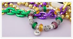 Celebrating Fat Tuesday PANDORA Style! Fat Tuesday, Pandora Style, Pandora Charm Bracelet, Charm Bracelet, Beaded Bracelets