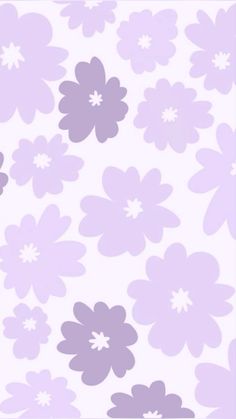 purple flowers on a white background