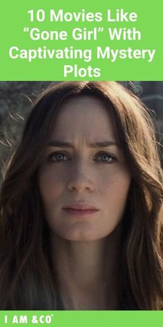 a woman with long brown hair and blue eyes is featured in the movie girl with caption