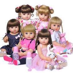 NPK 50CM Full Body Soft Silicone Popular Sweet Face Reborn Toddler Baby Girl Doll Birthday Christmas Gift High Quality Doll Reborn Toddler Girl, Reborn Silicone, Reborn Toddler Dolls, Lifelike Dolls, Reborn Toddler, Silicone Dolls, Toddler Dolls