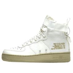 (WMNS) Nike SF Air Force 1 Mid 'Olive Ivory' AA3966-100 (AF1/SNKR/Women's) Af1 Mid, Nike Sf Air Force 1, Nike Sf, Air Force 1 Mid, Stylish Sneakers, Air Force 1, Nike Air Force, Perfect Pair, Air Force