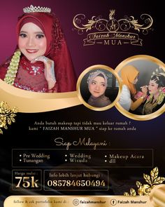 an advertisement for a wedding in malaysia