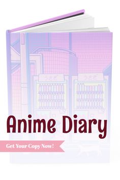 an open book with the title'annne diary get your copy now '