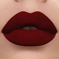 Wine Red Lipstick Matte, Cool Tone Red Lipstick, Reputation Costume, Dark Red Lipstick Makeup, New Lipstick Shades, Wine Red Lipstick, Dark Lipstick Colors, Maroon Lips, Dark Red Lipstick