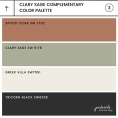 the color palette for clay sage complementary