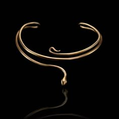 Snake Entwined Necklace '' Ofis '' handmade greek snake necklace in BRASS metal and gold-plated 18K Ancient greek snake necklace Serpent Necklace, Jewelry Fashion Trends, Funky Jewelry, Fantasy Jewelry, Choker Necklaces, Dream Jewelry, Jewelry Inspo