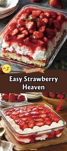 the cover of easy strawberry heaven