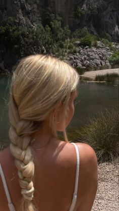 Hair Stylies, Aesthetic Hair, Hair Hairstyles, Hair Day, Hair Updos, Pretty Hairstyles, Summer Hairstyles, Hair Looks