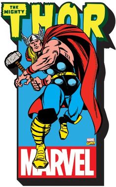 an image of the mighty thor logo