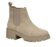 PRICES MAY VARY. Premium Vegan Leather / Suede upper Easy Slip on / off Premium Memory Foam Insole Durable long lasting outsole 2 Inch block heel Stride in fashion and comfort with these chelsea boots. These boots feature soft foam insoles that will keep you comfy throughout your day! Wide Chelsea Boots, Taupe Chelsea Boots, Beige Medium Width Chelsea Ankle Boots, Winter Slip-on Chelsea Boots With Lug Sole, Runing Shoes, Beige Boots With Lug Sole, Medium Width, Chelsea Ankle Boots With Lug Sole, Medium Width, Trendy Womens Shoes, Trending Womens Shoes