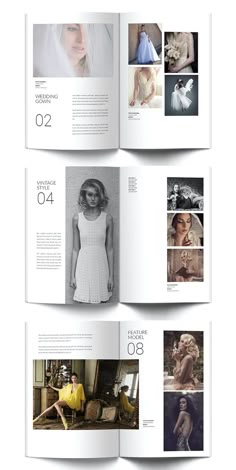 the inside pages of a magazine with photos and text on it, including an image of a