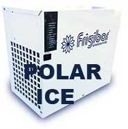 a white box with the word polar ice on it