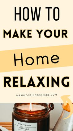 How to make your home relaxing Home Relaxing, Relaxing Home, Comfy Home, Relaxing Space, Clean Linen, Peaceful Home, Relaxing Activities, Relaxing Day, Neat And Tidy